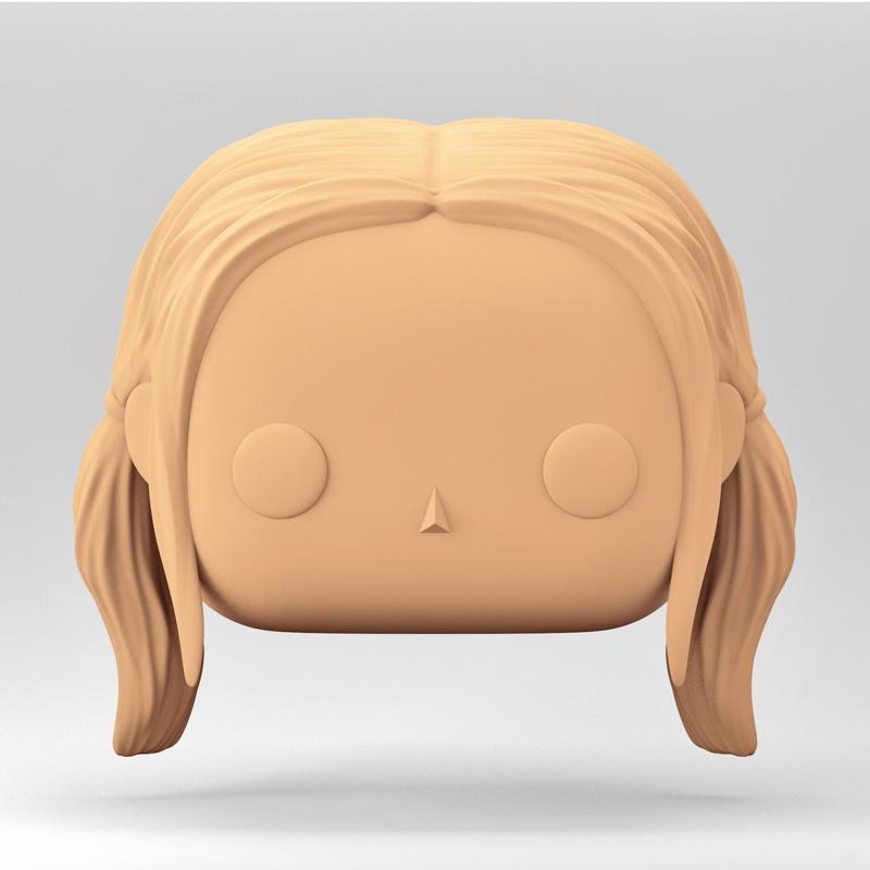 Stylized Chibi / POP Head STL | 3D Print File | WH_4-20
