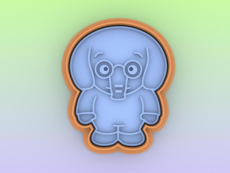 COOKIE CUTTER NESHO PLIM PLIM-COOKIE CUTTER NESHO PLIM PLIM