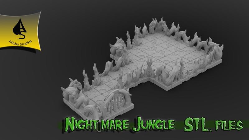 Nightmare Jungle map