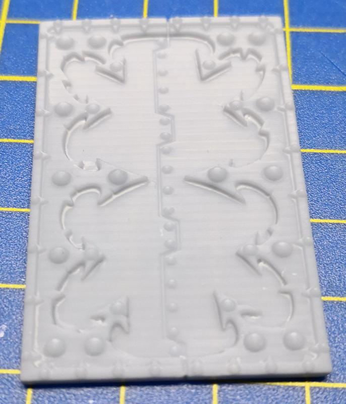 Chaos space marines Rhino top hatch trims / decorations (Type B)