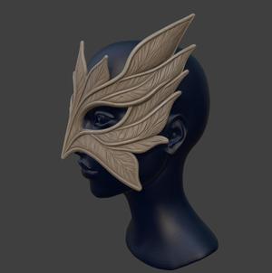 🍃 Elven Female Moonleaf Eye Mask