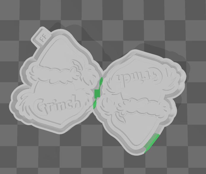 Grinch Vent Freshie Mold
