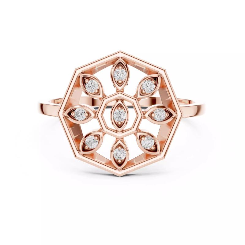 Round Cut Diamond Engagement Wedding Ring 3DM STL Video