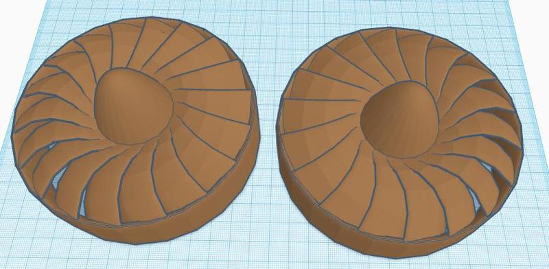 120MM ducted fan for 5MM shaft (CW and CCW)