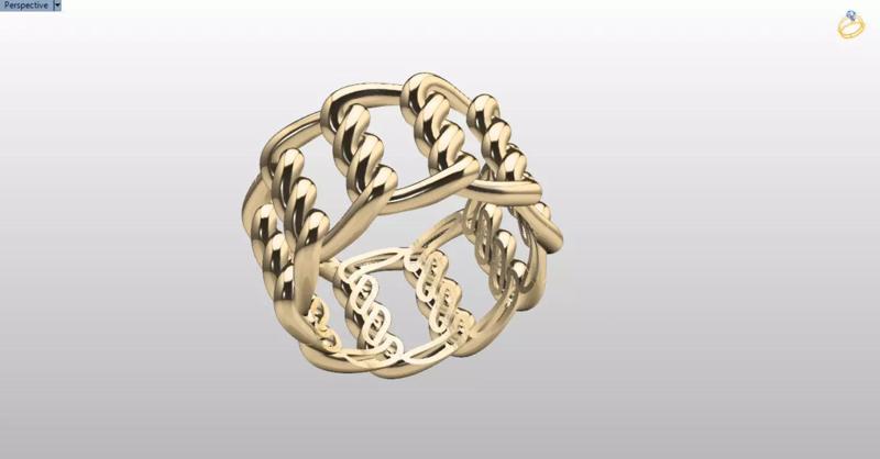 robe eternity knot ring