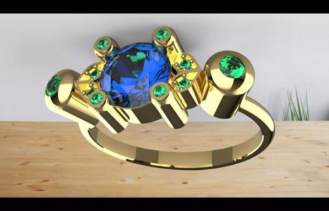 rounded stone uniq women rare desing