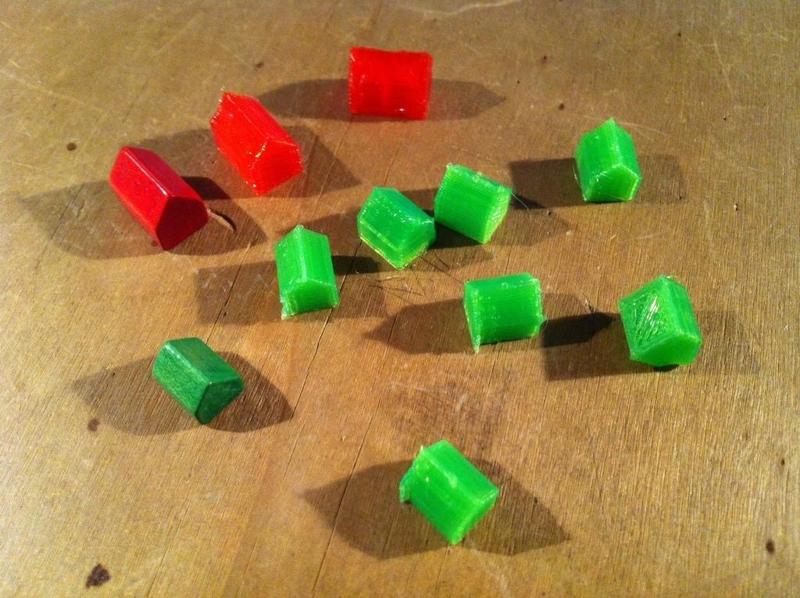 Monopoly house and hostel spar parts
