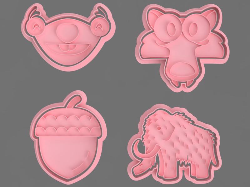 ICING CUTTERS FOR COOKIES AND FONDANT