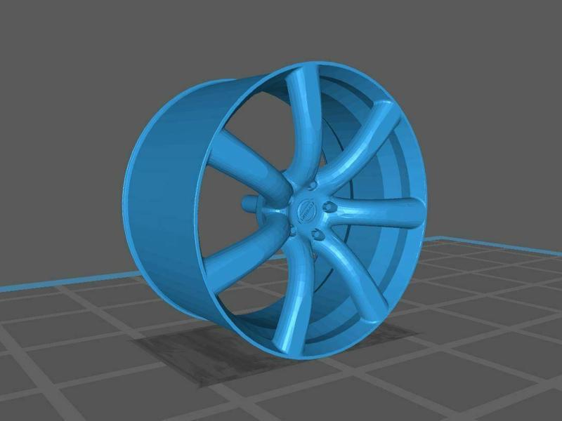 1/24 Scale Nıssan R35 Wheel  (20 Inch).