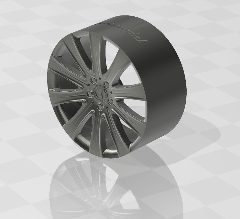 Mercedes w222 ,s350,s400 oem wheels for scale model