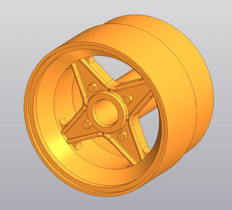 Rims (Type B) for hotwheels 1:64