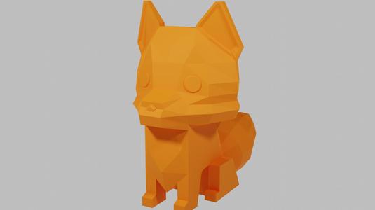 Fox Low Poly