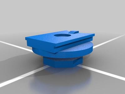 Klickfast Stud for Motorola MTP3250 Tetra terminal (Nødnett)