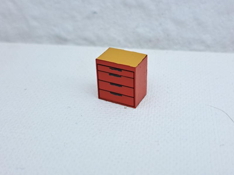 Hot Wheels Diorama Workshop Cabinet 3 1:64