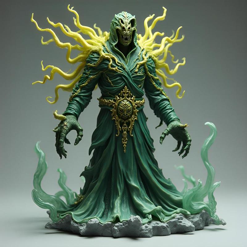 28-32mm Necromancer Horror: STL Miniature