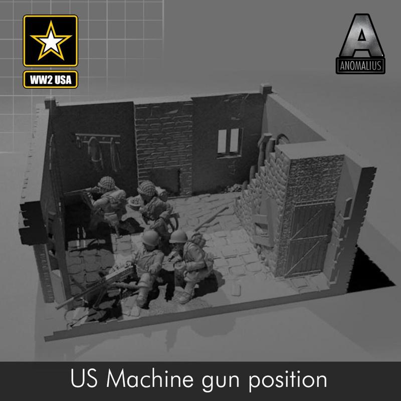 WW2 US machinegun position