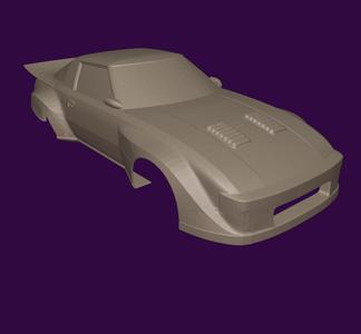 RC BODY RX7 MAZDA SA22C BLACKSWAN 3D STL PRINT