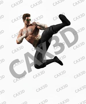JOHNNY CAGE mortal combat. MK- CAGE VERSION 3