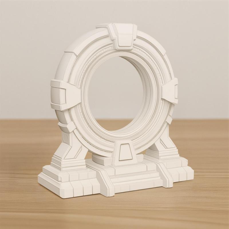Sci-fi Portal 3D Printable 3D print model