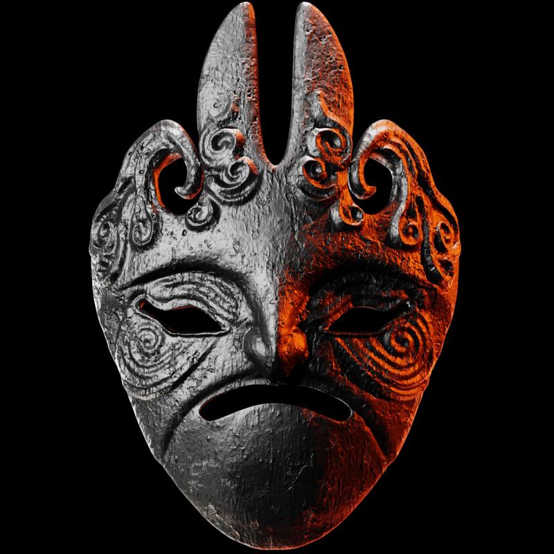 🎭 MASK OF THE MOTHER – DARK SOULS 1 - WALL DISPLAY AND COSPLAY PROP