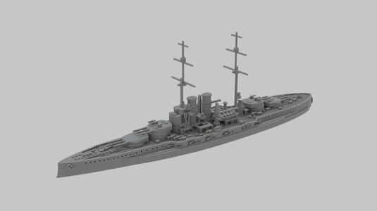 WW1 Austro-Hungarian Naval Tegetthoff class battleship