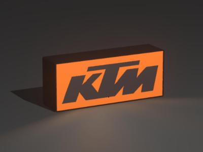 KTM Lightbox lamp