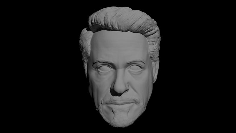 TONY STARK HEAD
