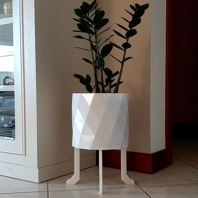 Vase holder with feet - portavaso con piedi