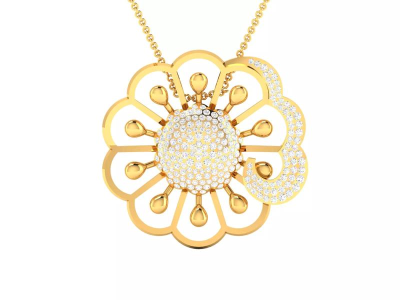 Women Pendant 3dm STL FBX OBJ Render Details