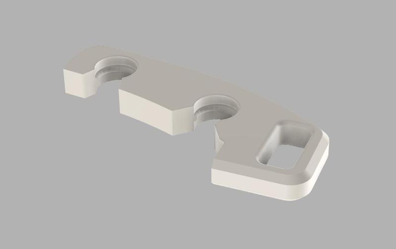 Backspacer with Lanyard hole for Knafs Lander