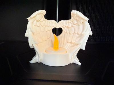 Tealight LED Angel Wings 