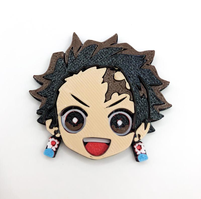 KEYCHAIN KAMADO TANJIRO (DEMONSLAYER) - CHAVEIRO  KAMADO TANJIRO