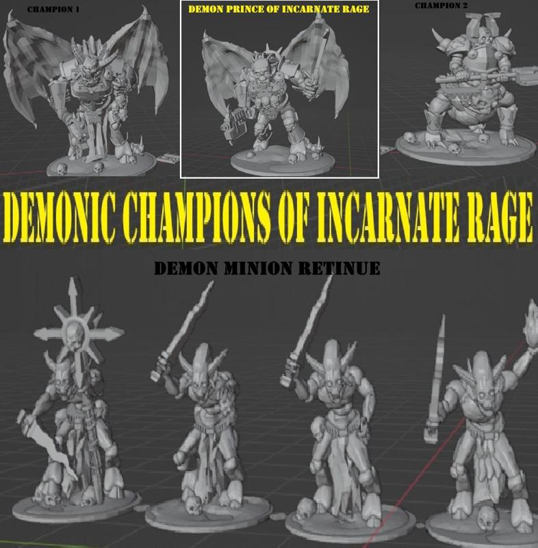 demonic champions of incarnate rage