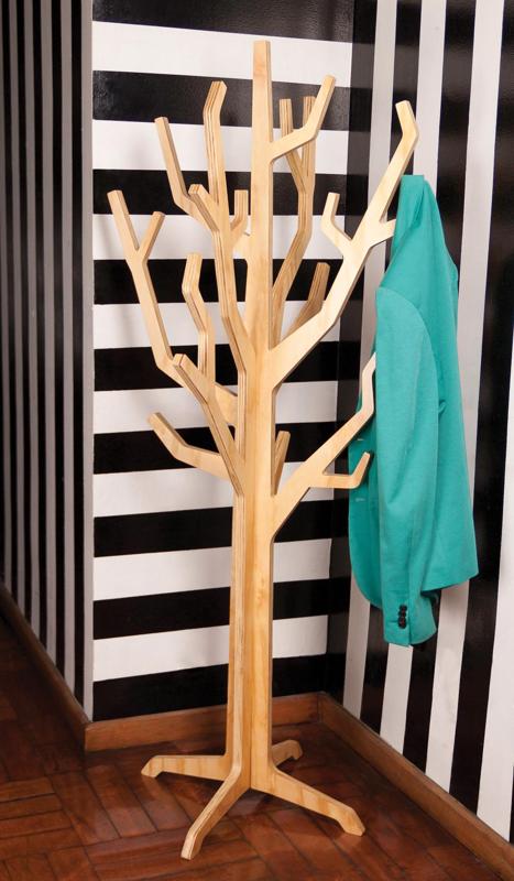 Coat rack tree
