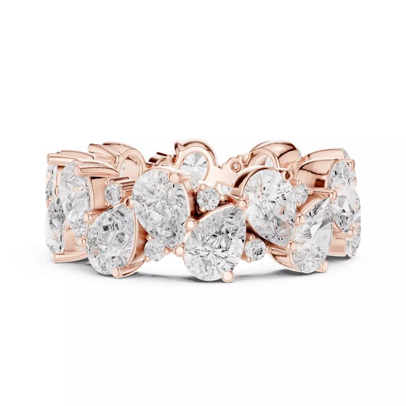 Solitaire Band Ring 3dm stl renders animation videos details