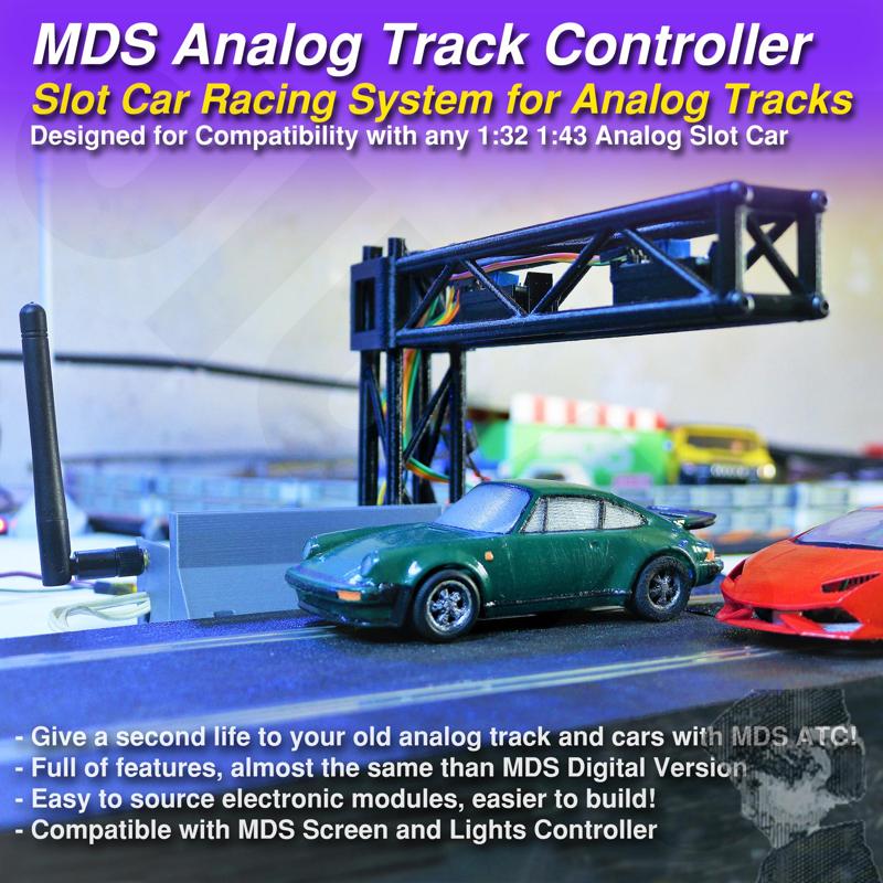 MDS Analog Track Controller for your analog slot track and cars