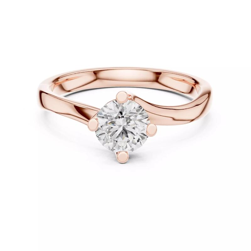 Mono Round Solitaire Ring 3dm stl renders 360 animation videos