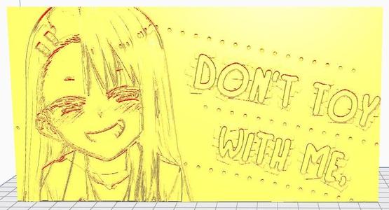 Don't toy with me lithophane