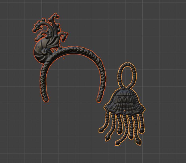 Monster High Doll Lagoona Blue Frights Camera Action Black Headband and Purse Replacement