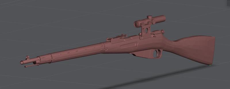 1/35 Mosin Nagant WW2 USSR Sniper Rifle