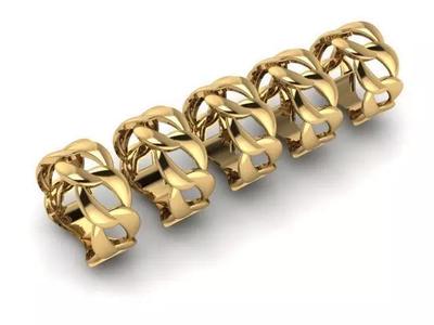 Gold Ring Cartier Ring stl 3dm 3dprintmodel