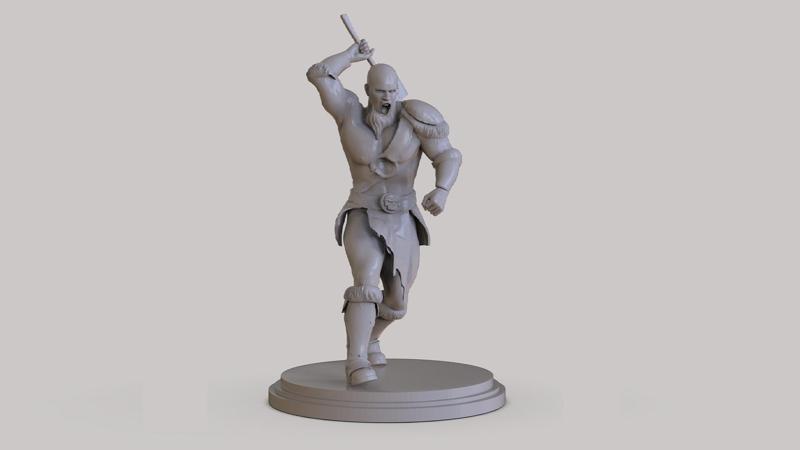 Sculpture of a Barbarian