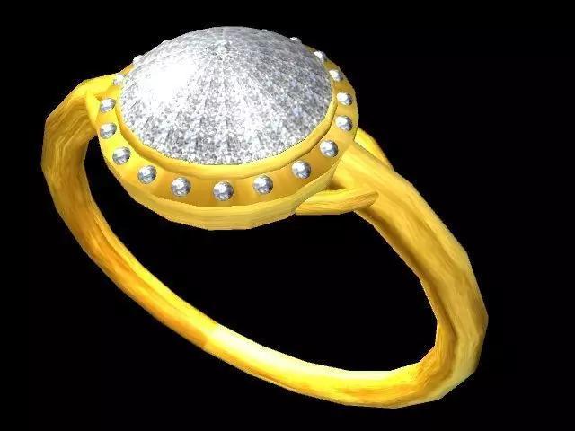 Gold with diamonds Ring