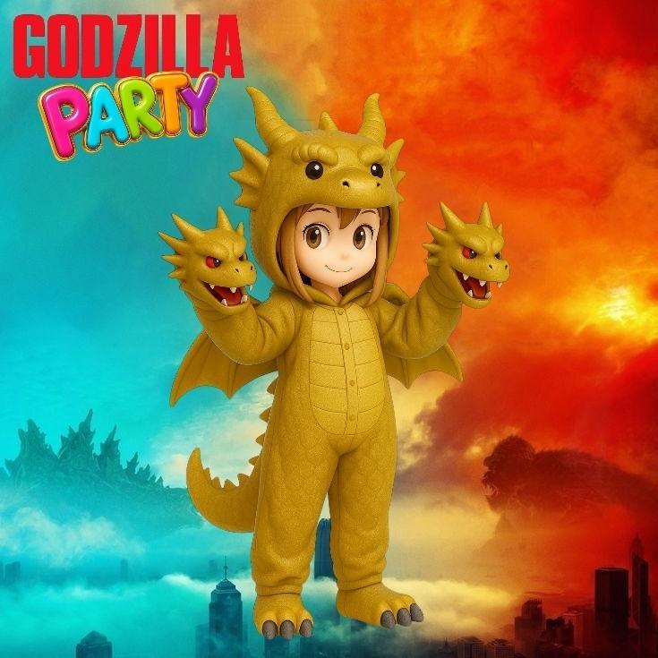 godzilla party Ghidorah