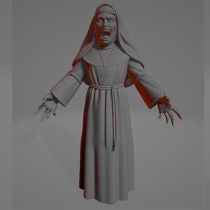 The Nun - The Conjuring Movie - Zombicide/RPG Miniature