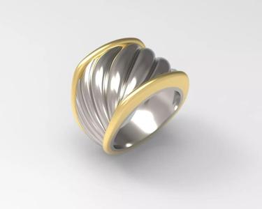 R 204 Rope Bold ring