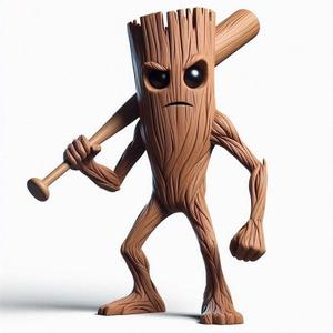 tung tung tung sahur - Wooden creature