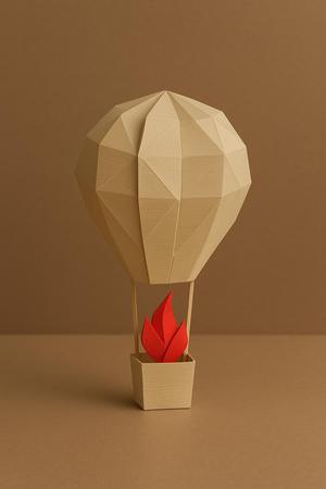 Origami Hot Air Balloon 🎈