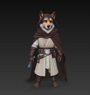 FOX MAN SCULPTURE
