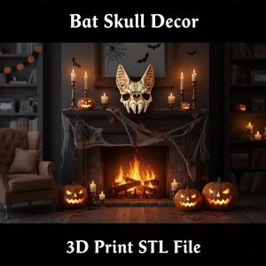 Bat or vampire skull for Halloween decoration